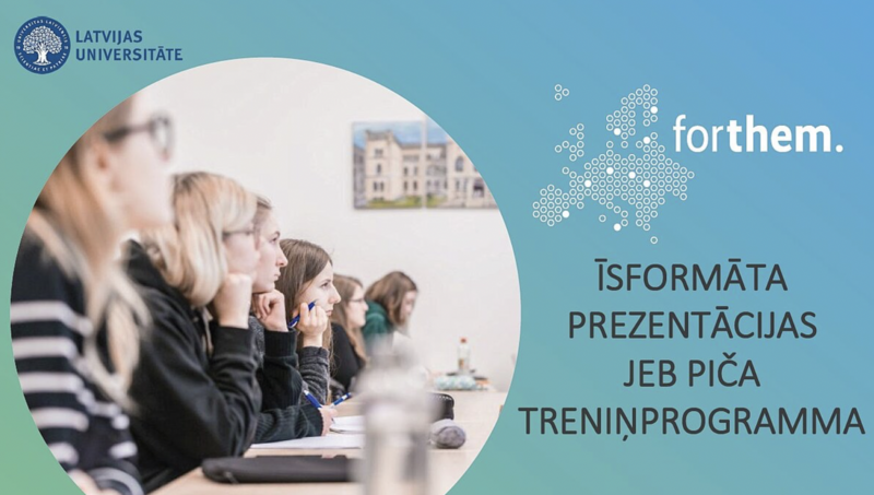 Aicina uz īsformāta prezentāciju jeb piču nodarbībām